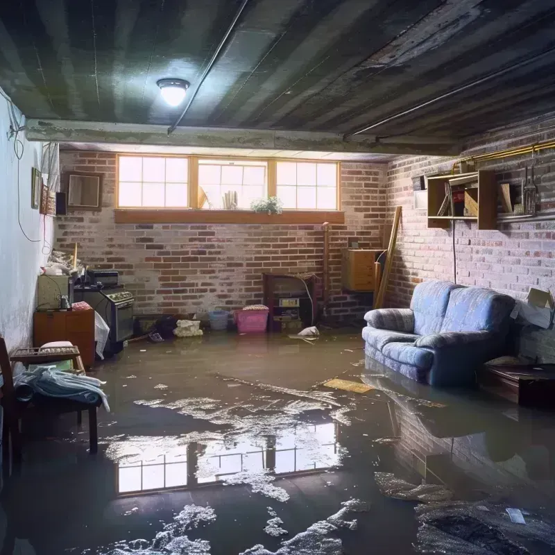 Flooded Basement Cleanup in Rhome, TX